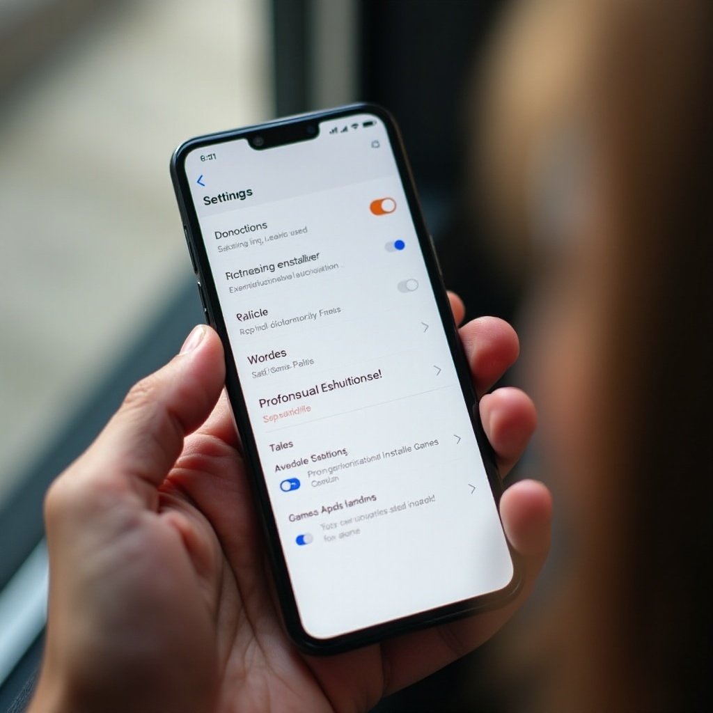 phone keeps installing games