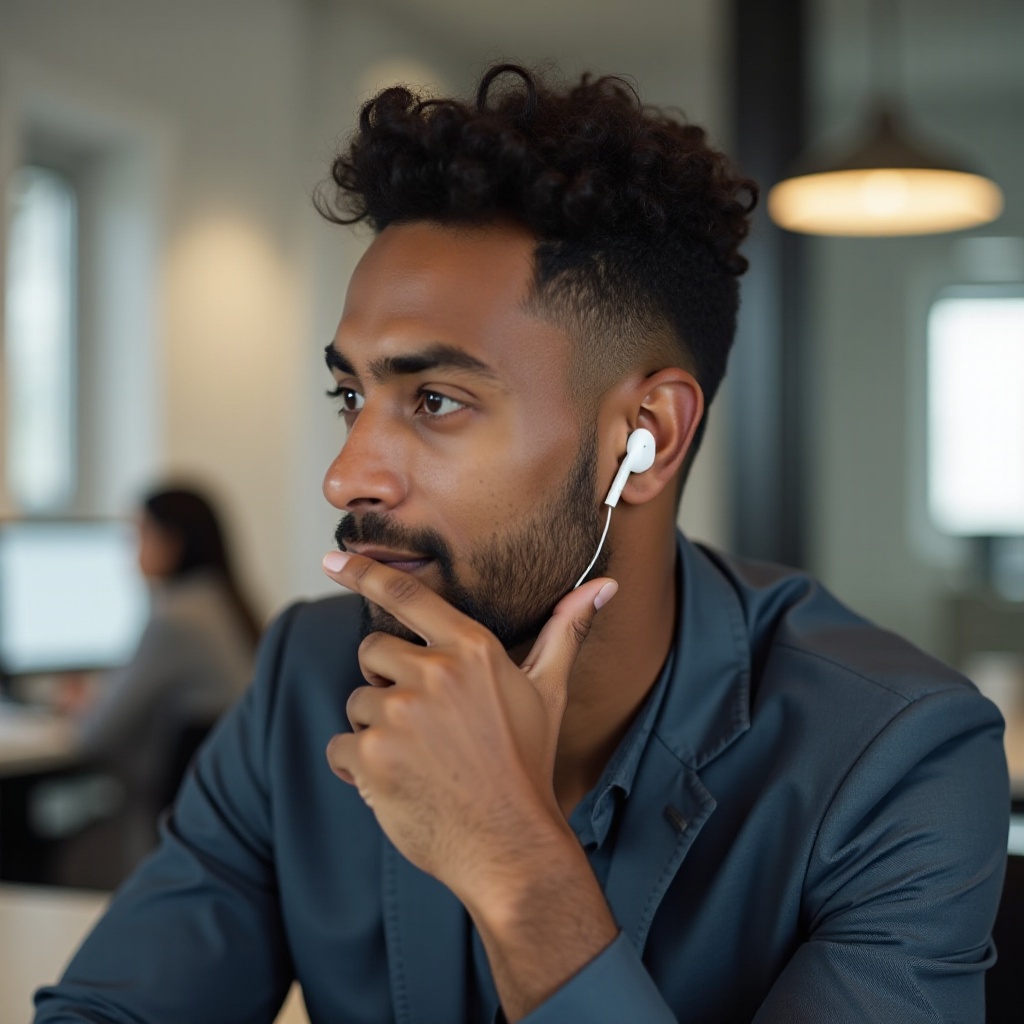how to hide airpods at work