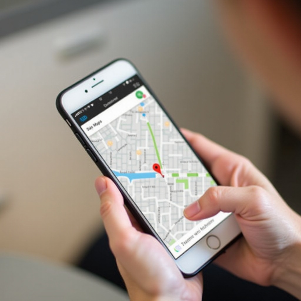 how to do a pin drop on iphone