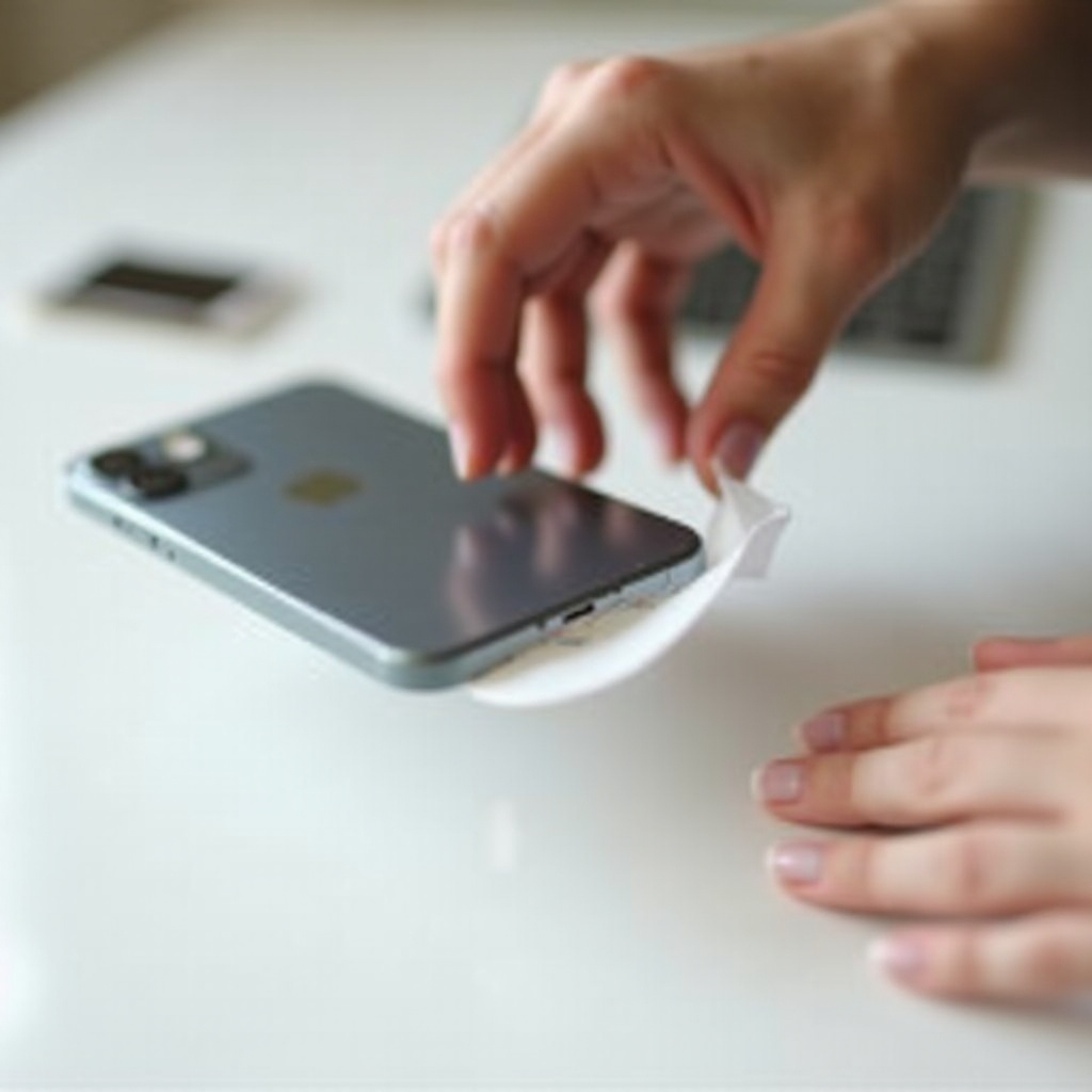remove stickers from iphone