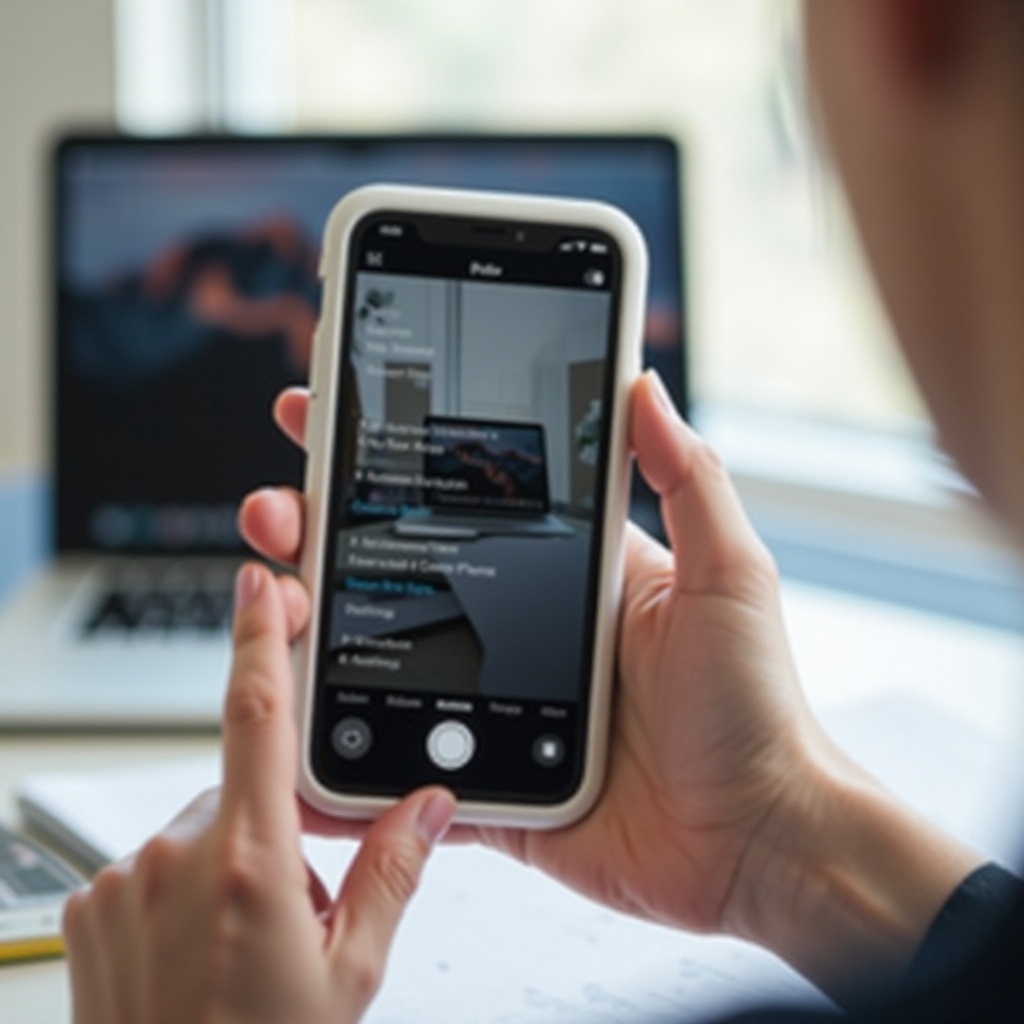 how to turn off inverted camera on iphone