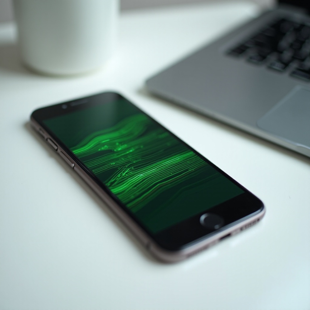 how to fix phone with green lines