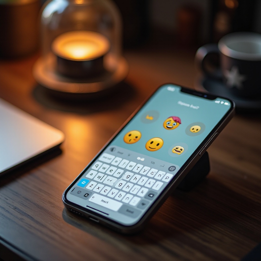 how to delete recent emojis on iphone
