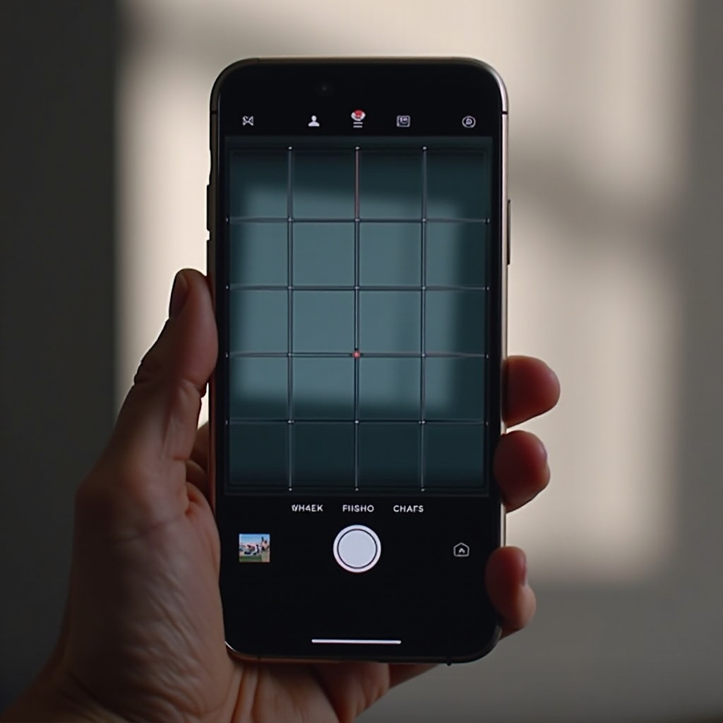 how to get the grid on camera