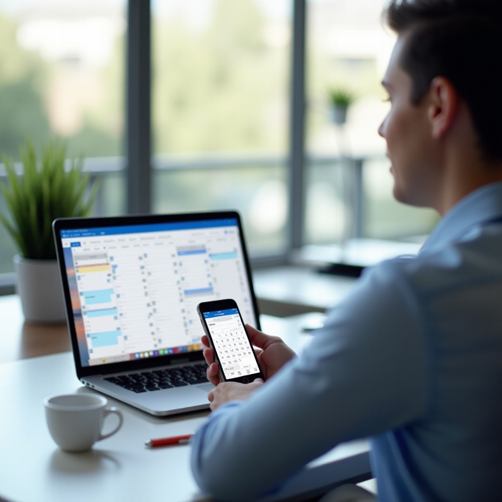 how to synchronise outlook calendar with iphone