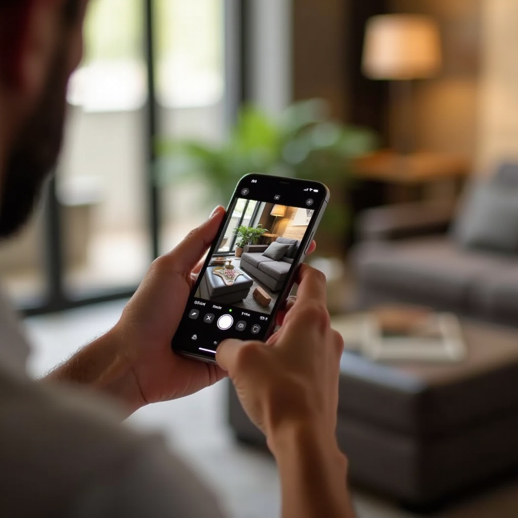 how to measure something in a picture on iphone