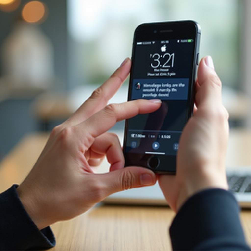 sliding off notifications iphone gif