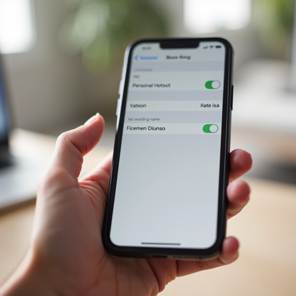 how do i change my hotspot name on iphone