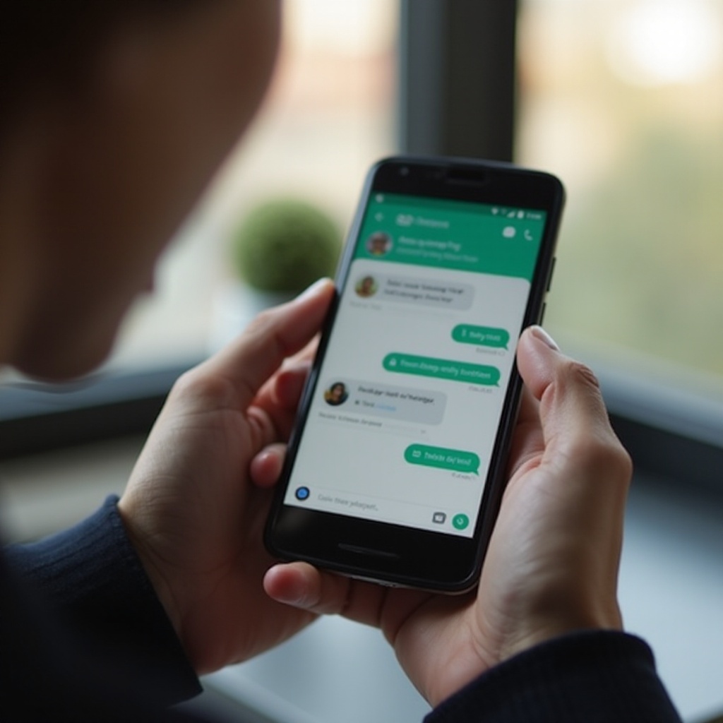 messaging app android not working