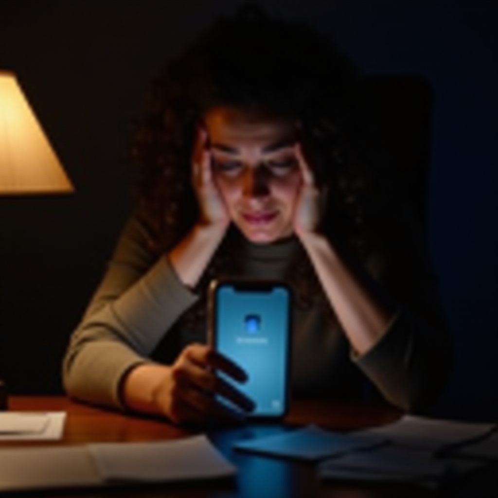 setting up your account iphone stuck