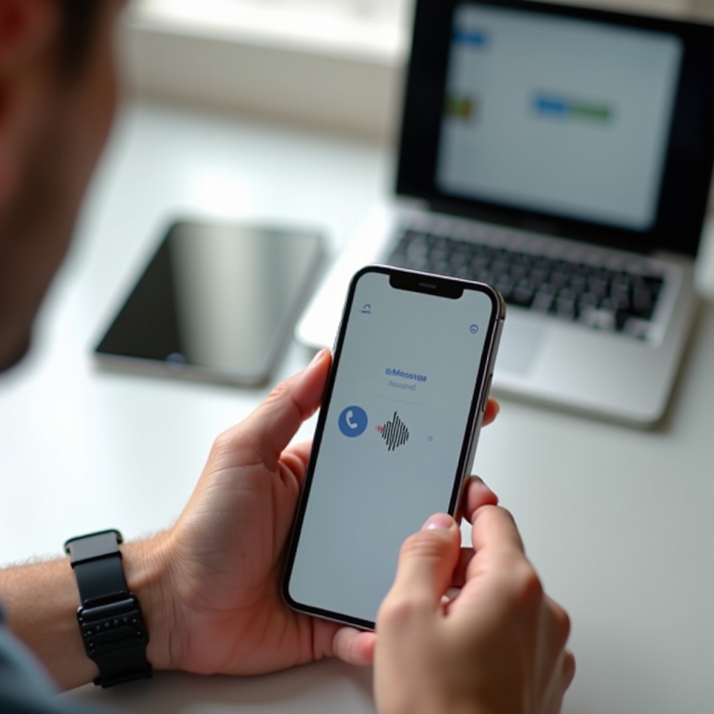 how to send voice message on imessage