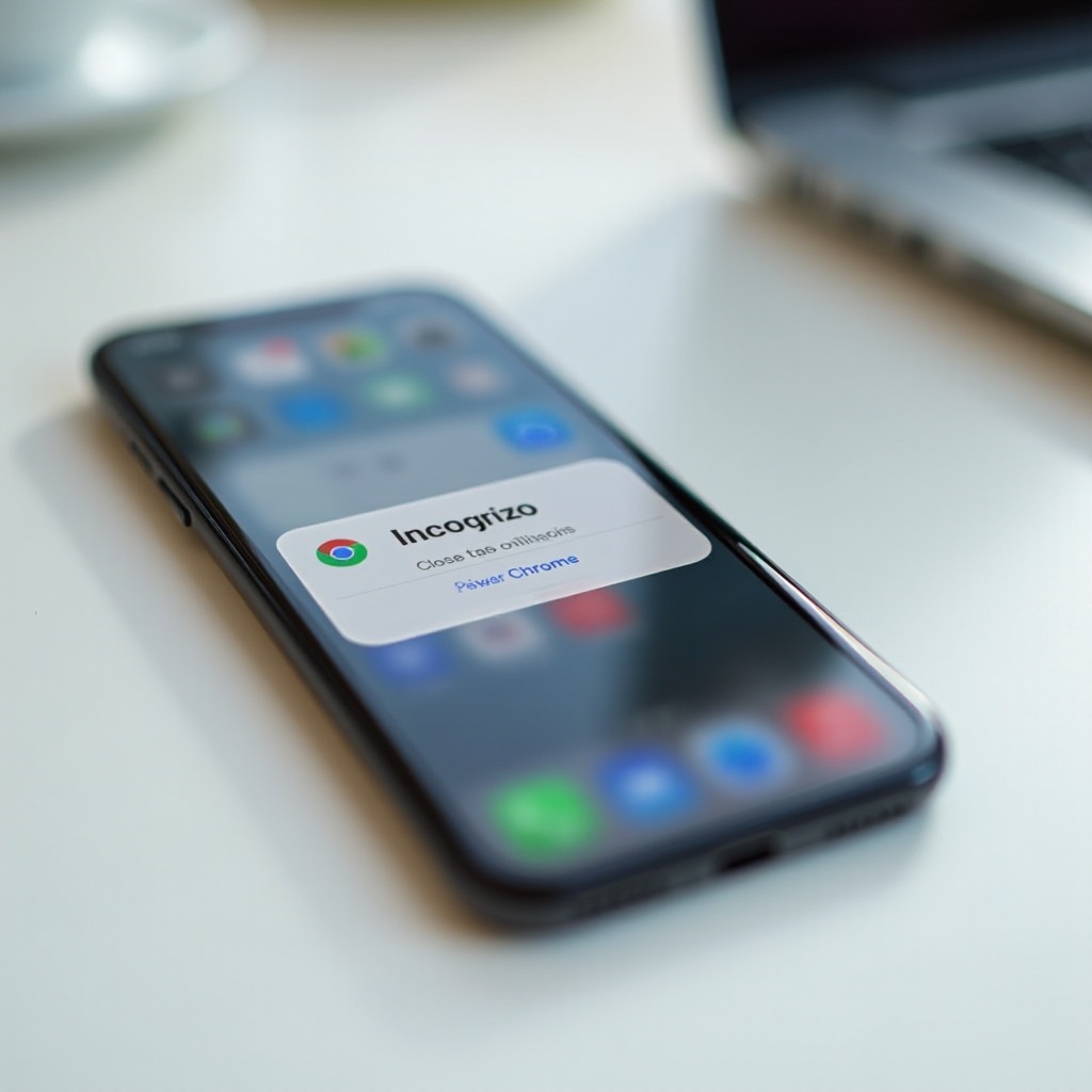 how to turn off incognito mode in chrome on iphone