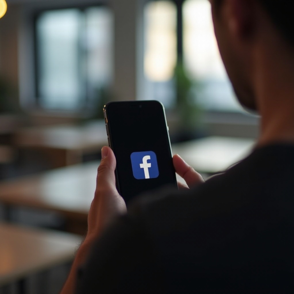 facebook is black screen on iphone