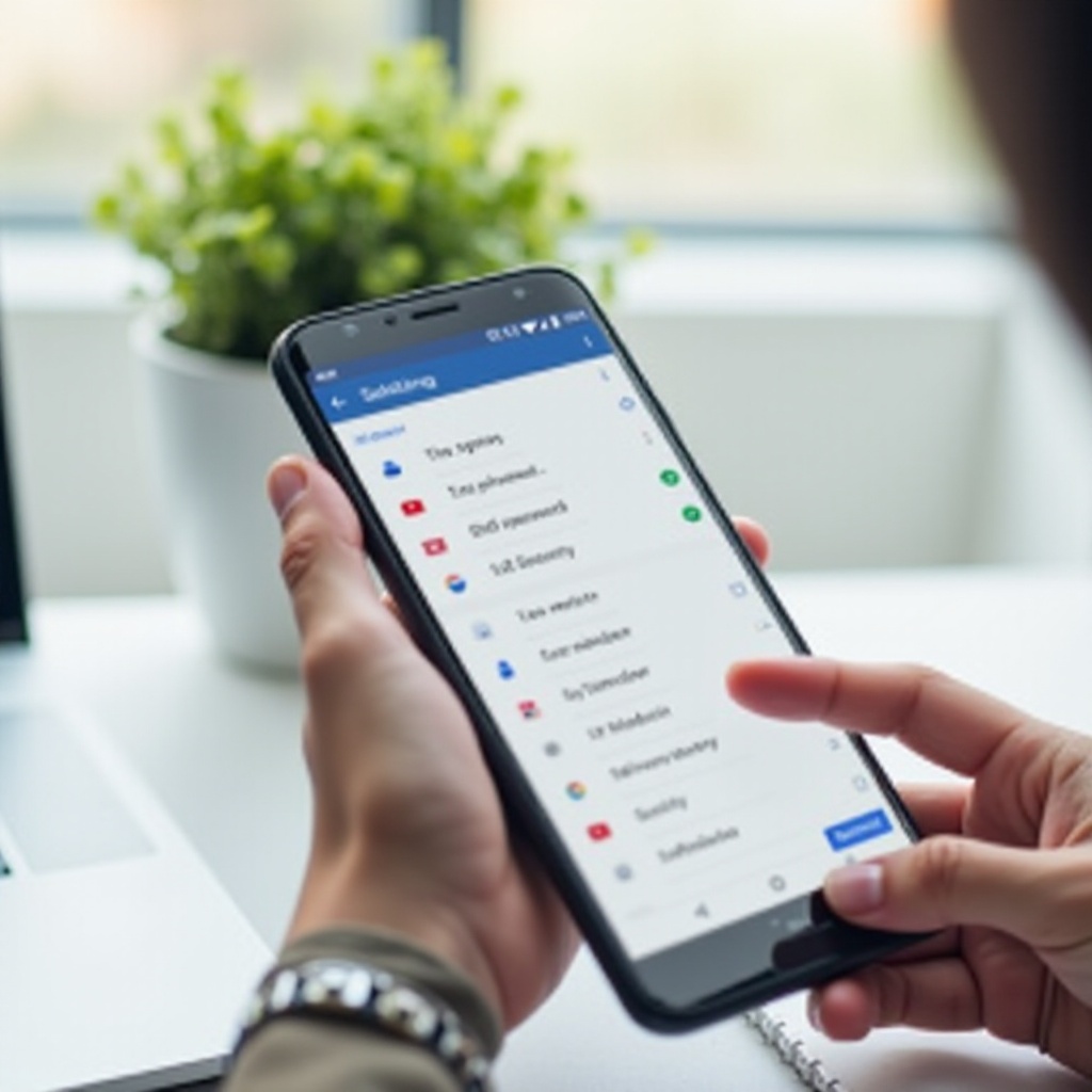 see gmail password on android