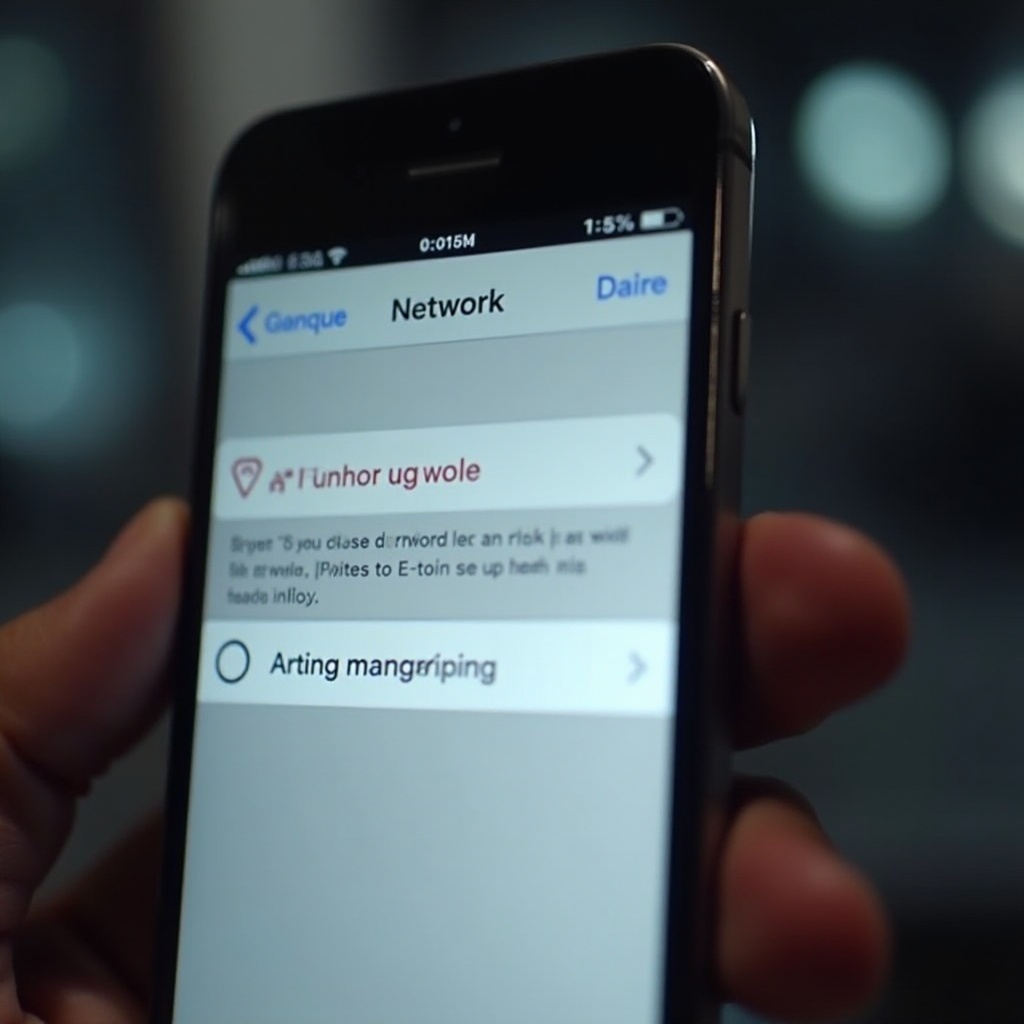 unable to join ring network during setup iphone
