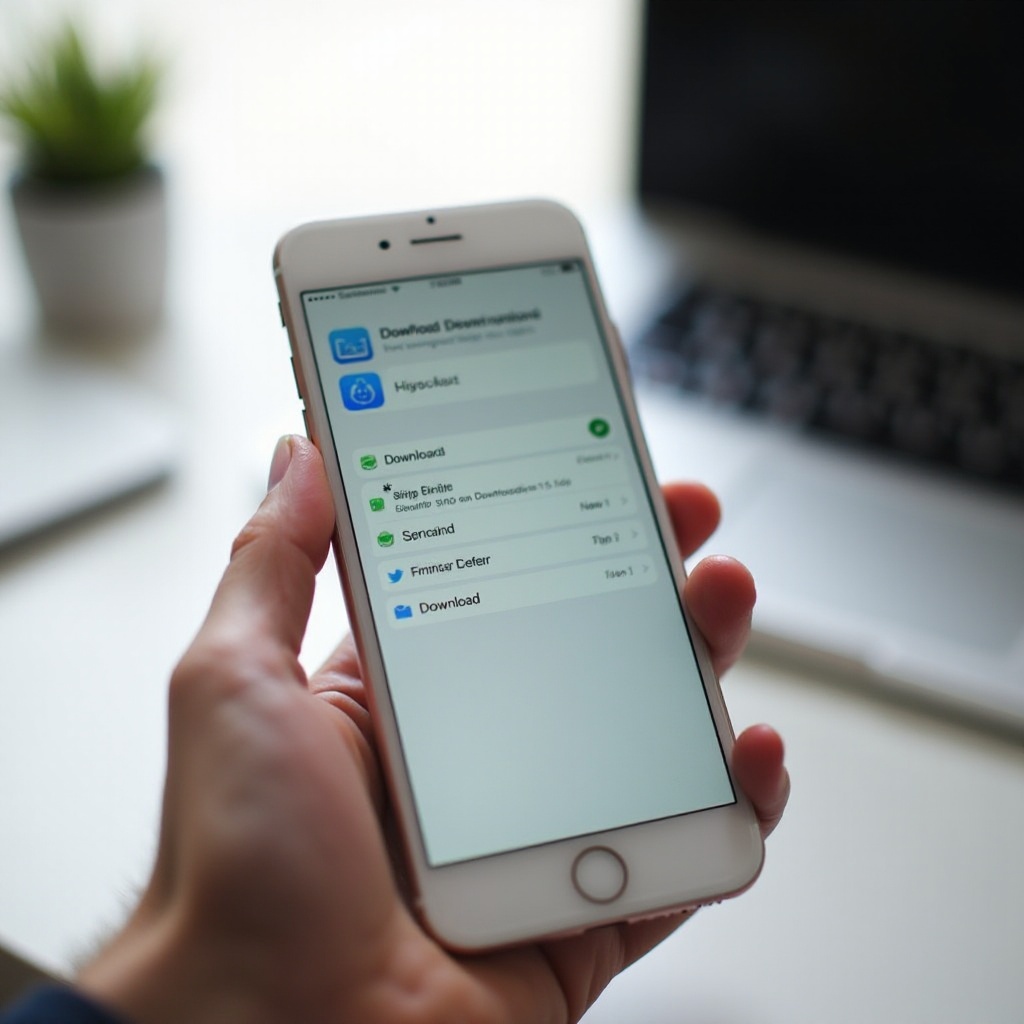 where to see downloads in safari iphone