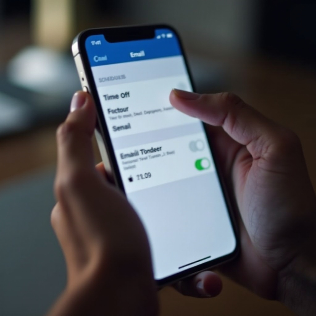 how to schedule an email on iphone