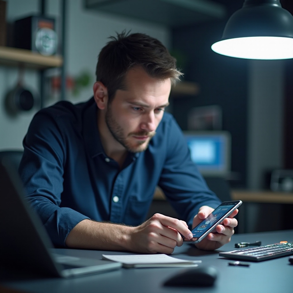 samsung phone flickering screen