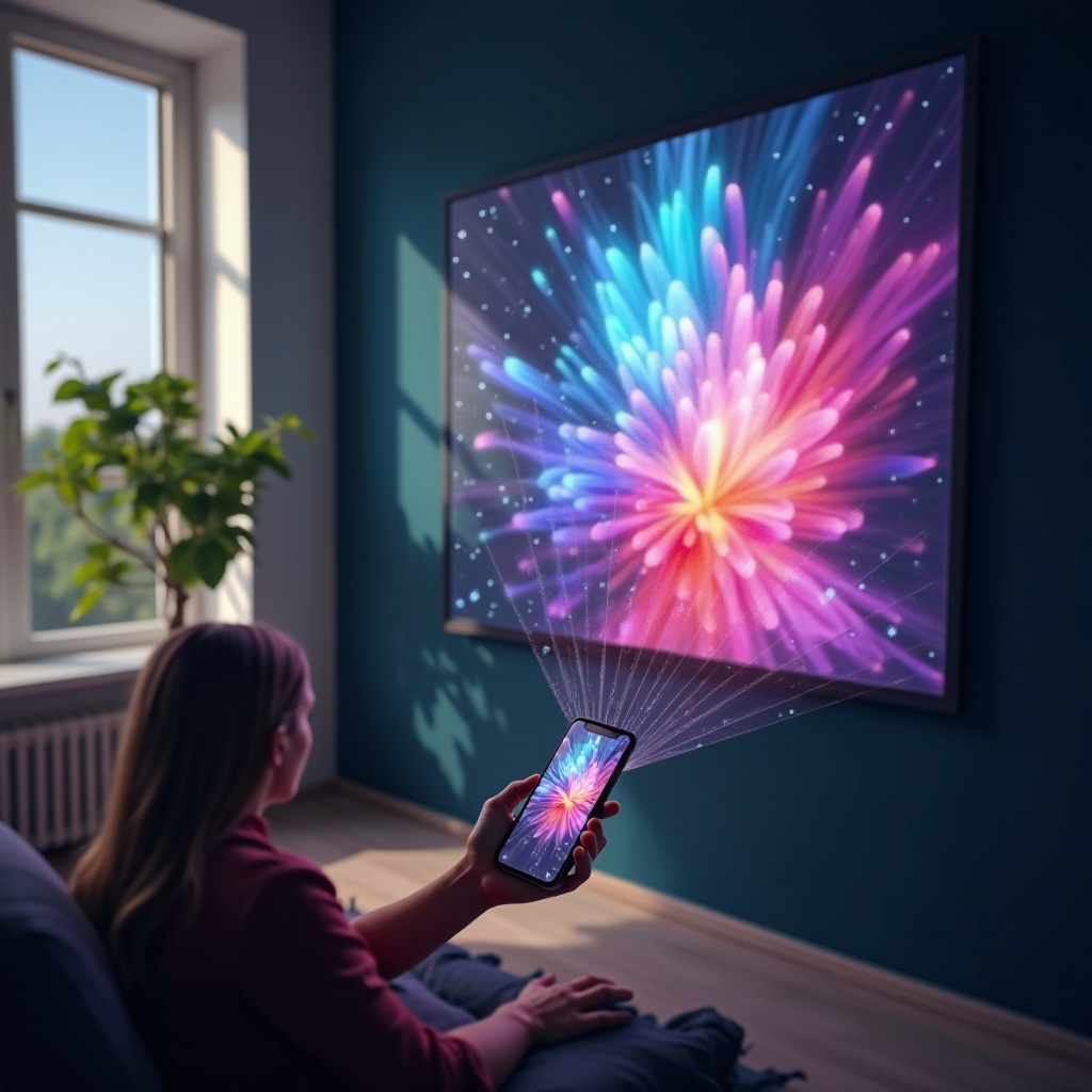 cell phone projection screen