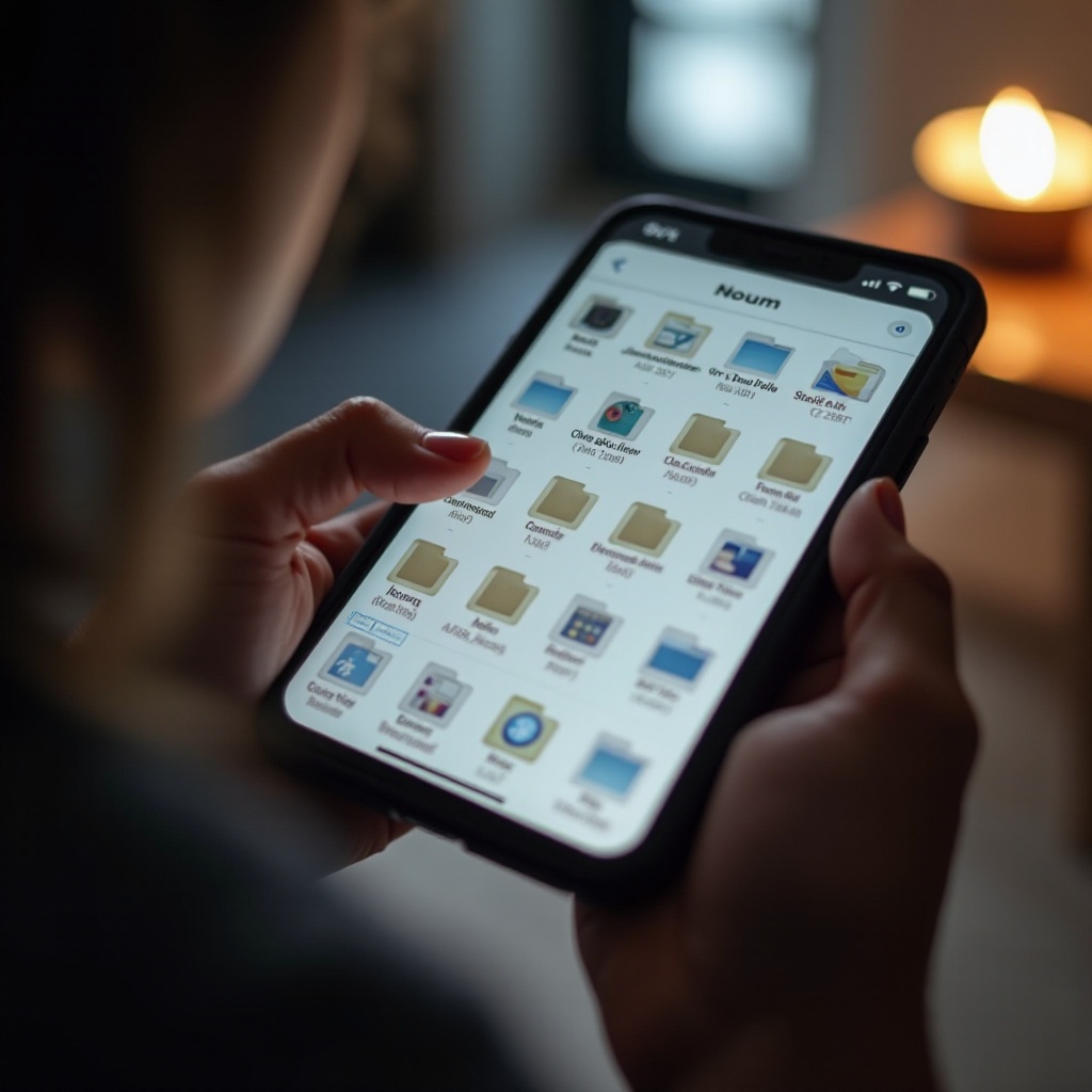 where are downloads stored on iphone