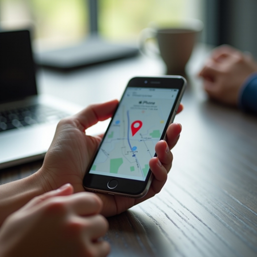 how to send a pin drop on iphone