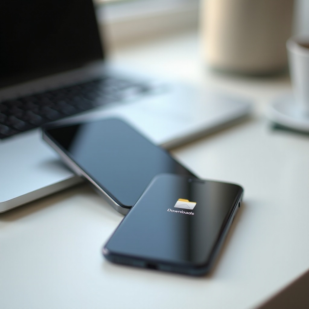 where does downloads go in iphone