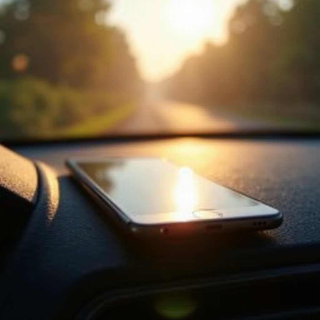 how to keep phone from overheating in car