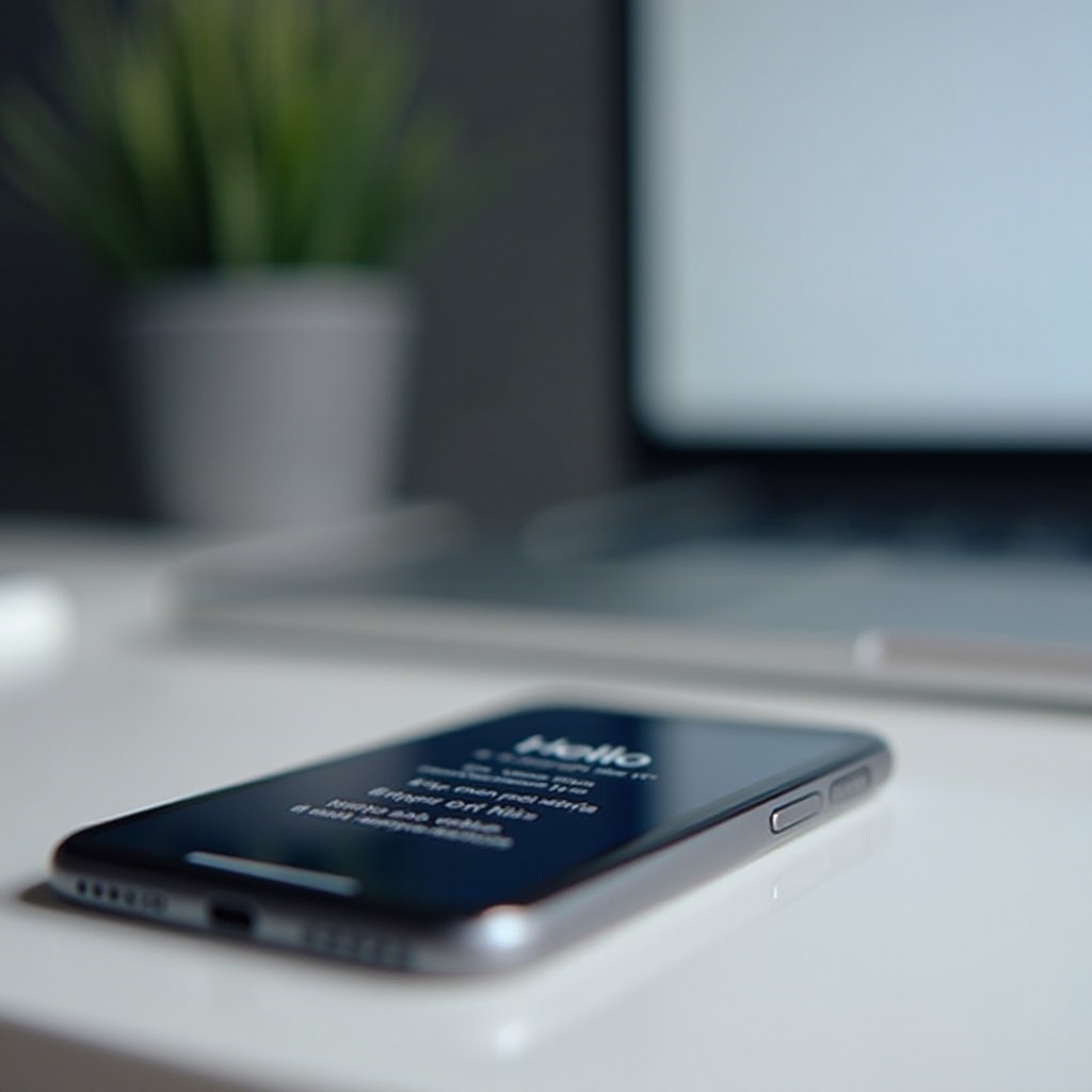 iphone stuck at hello screen