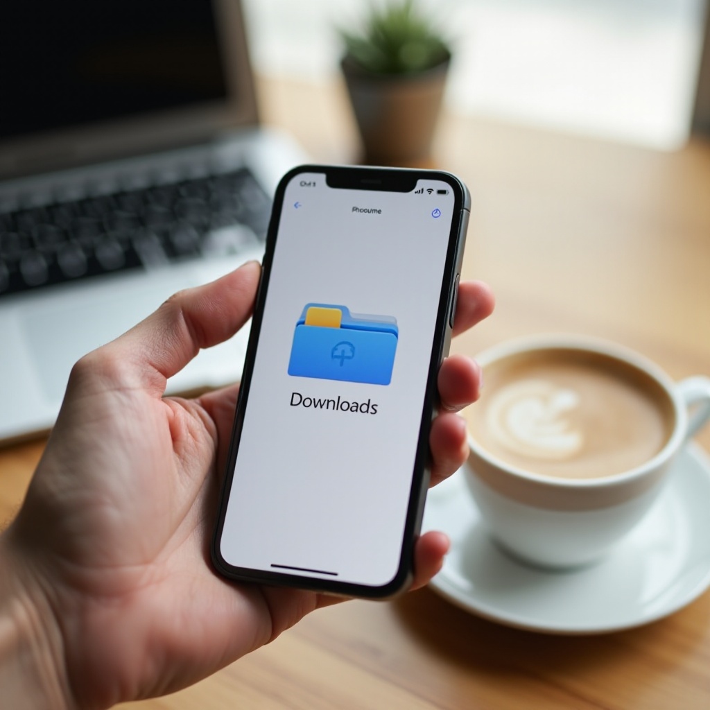 where are the downloads on an iphone
