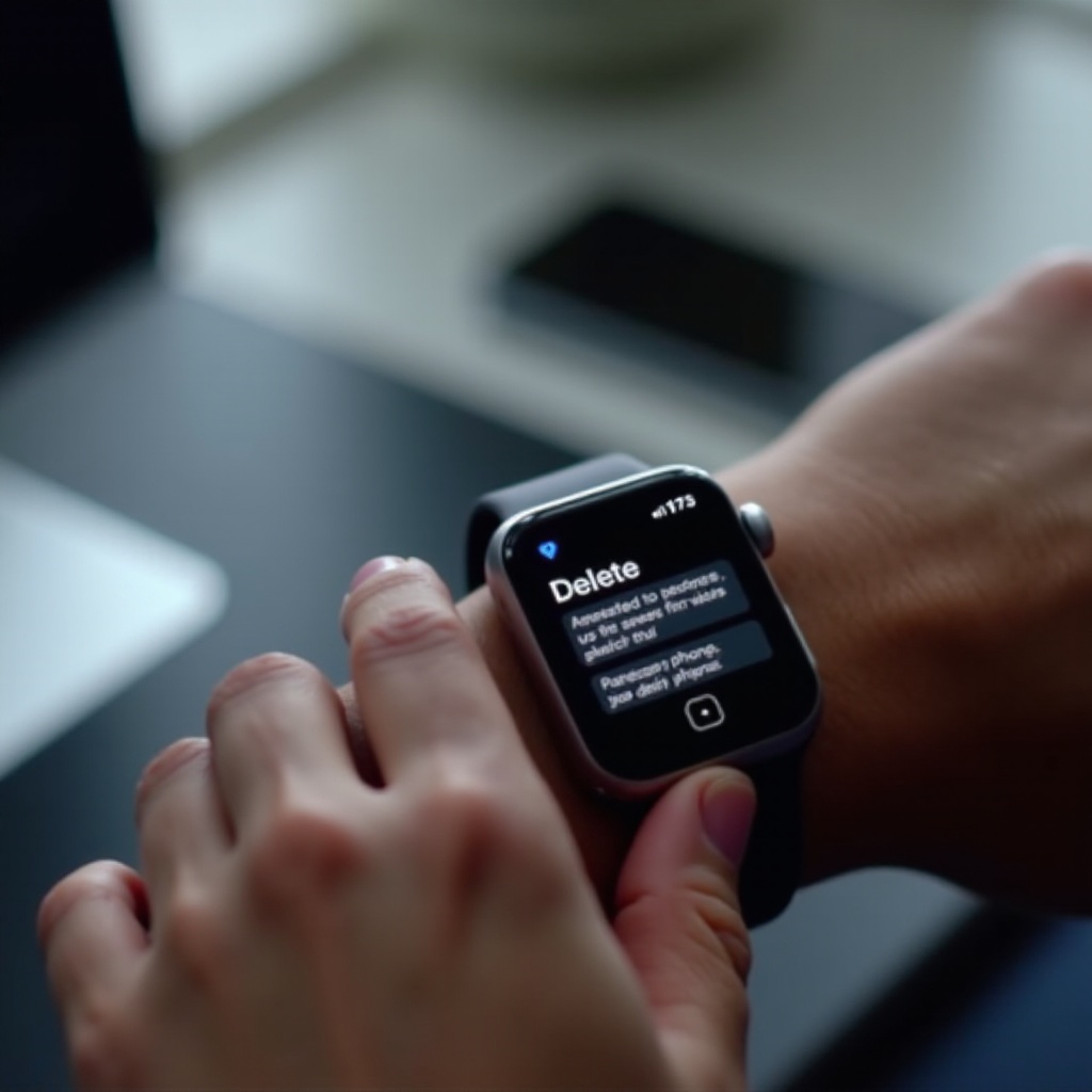 delete messages on apple watch but not iphone