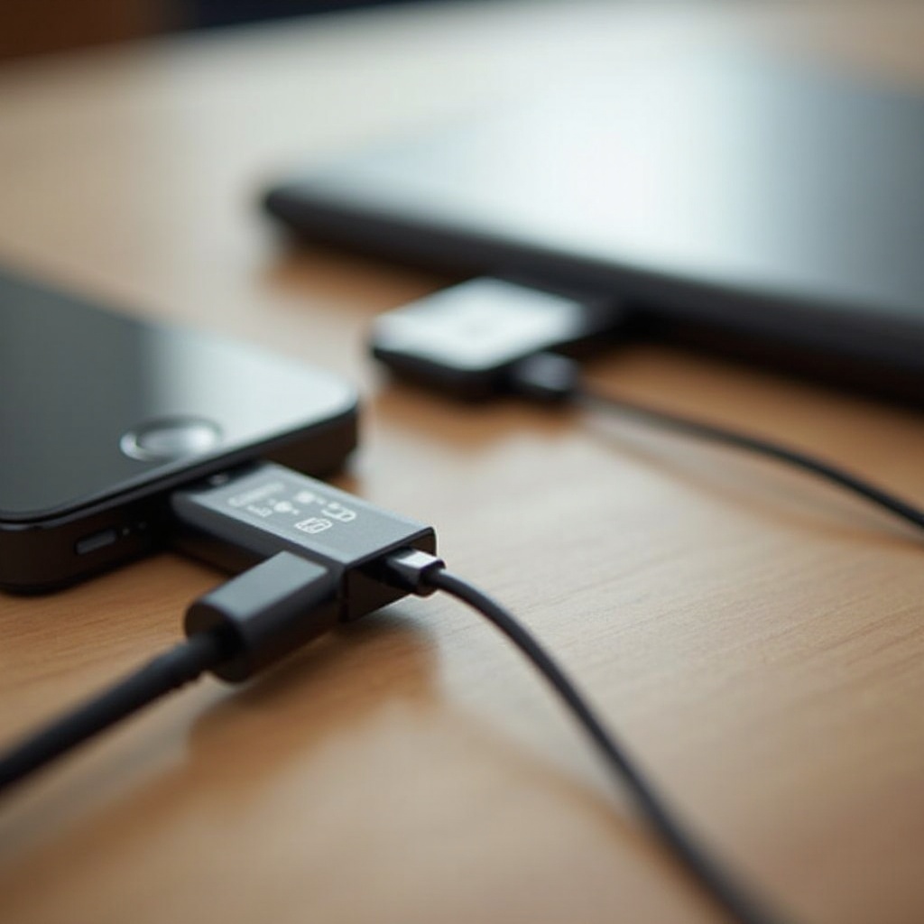 connect flash drive to phone