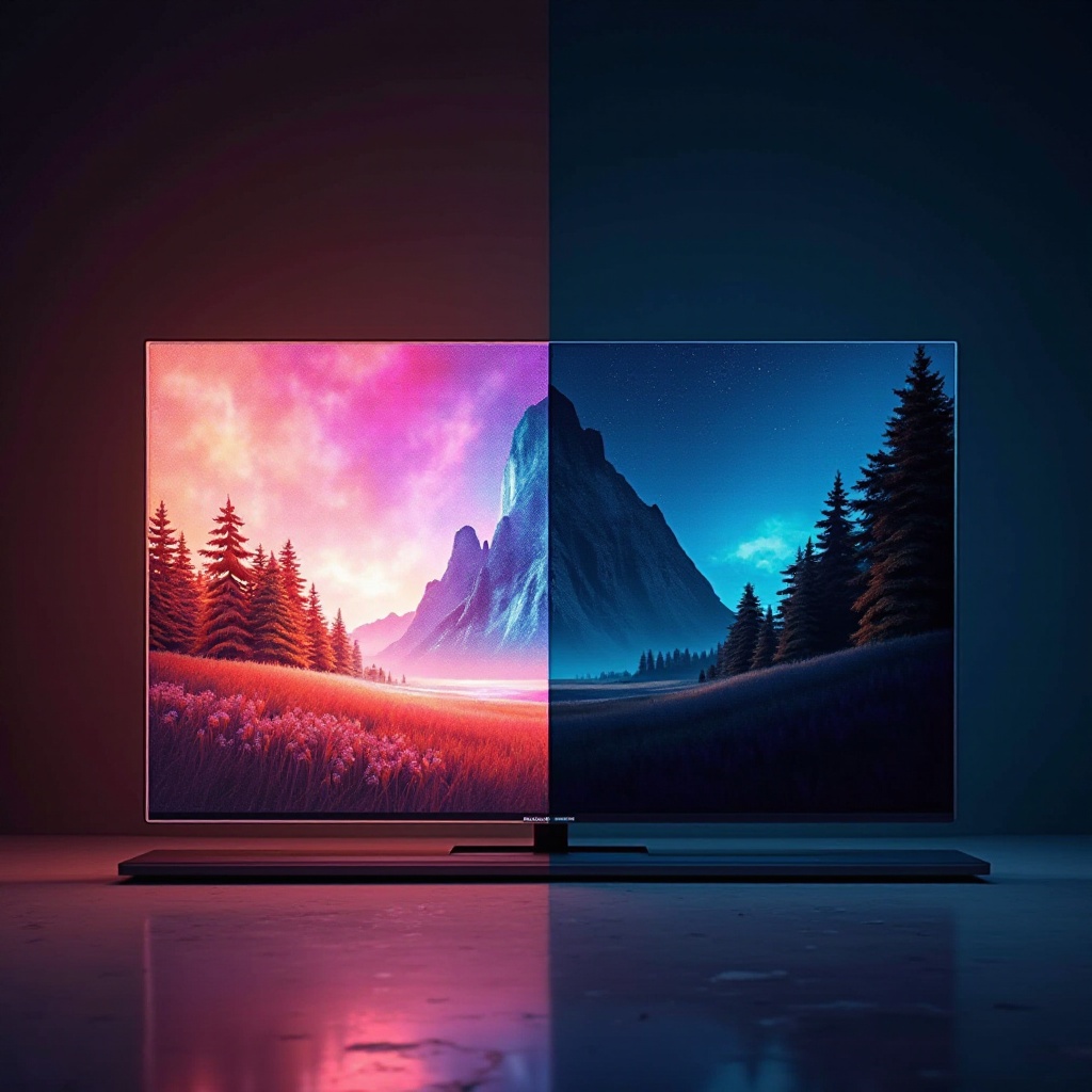 what's the difference between qled and oled tvs